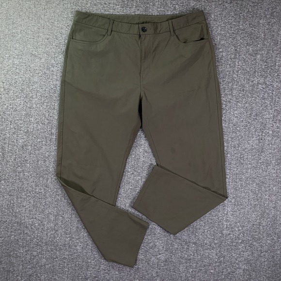 Vuori Other - Vuori Meta Pants Men 38x29 Green Chino Trousers Performance Modern